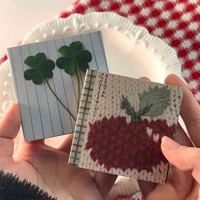 Retro Nostalgic Mini Memo Pad/Notes, Original Handwriting Materials