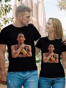 Reggie Miller Lovers T-Shirts | Indiana Pacers Women's Tees - Couple Shirts Matching Shirts Boyfriend Girlfriend Shirts - 黑色 - 查看 1