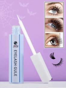 1 Bottle 5ml Clear Eyelash Glue, Super Strong Hold Long-Lasting Strip Lash Adhesive, Fast Drying, Waterproof, Non-Irritating, Latex-Free, Suitable For False Lashes And Cluster Lashes, Ideal For Sensitive Eyes, DIY Eyelash Product