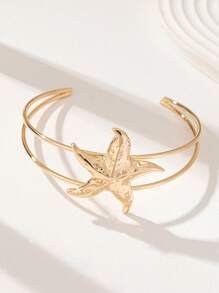 1 件夏季度假海滩风格海星上臂袖口女士 - 金色 - 查看 2