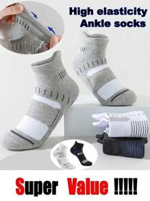 1 双柔软透气网眼船袜，防滑防摩擦运动短袜，适合旅行、跑步等活动，男女通用成人尺码 - 彩色 - 查看 17