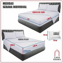 Conjunto de Sábanas Individuales suave Tacto Algodón | Perfectas para regalar en primavera. - Blanco - Ver 2