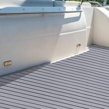 YUNRUX Alfombrilla de espuma EVA para suelo marino para barcos, cubierta de teca sintética, almohadilla de hoja para yate y coche, 90x240cm