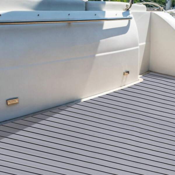 YUNRUX Alfombrilla de espuma EVA para suelo marino para barcos, cubierta de teca sintética, almohadilla de hoja para yate y coche, 90x240cm