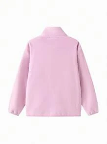 Balabala Boys' And Girls' Fleece Jacket, Anti-Static Parent-Child Spring/Fall Outerwear