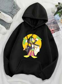 Women's Count Duckula Jacket Cartoon T-Shirt Gothic Vintage Halloween Costume