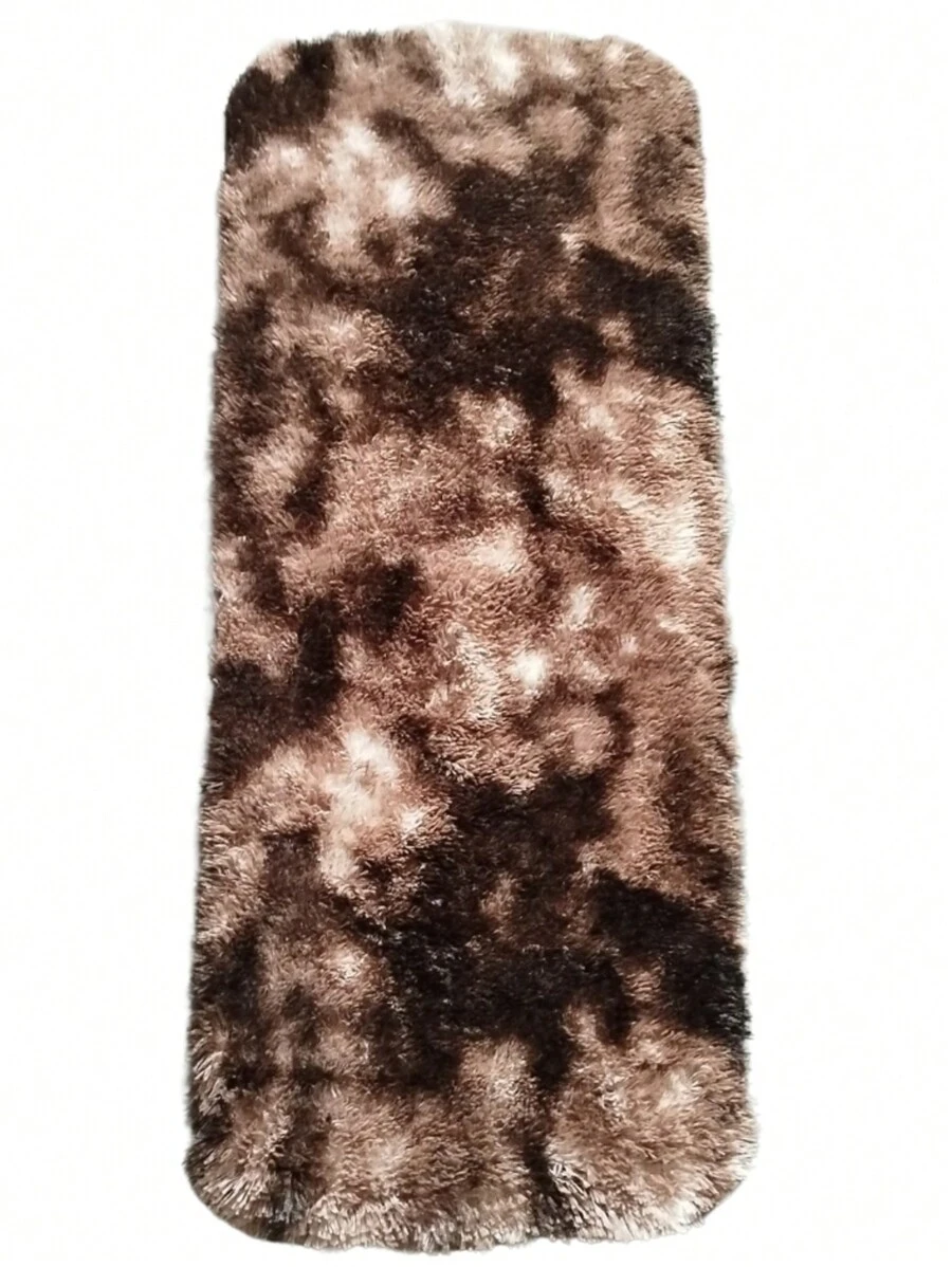 Tapete 1,20x0,50 Super Peludo Passadeira Quarto Corredor Marrom Claro