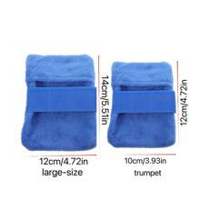 Sand Remover For Beach Sand Wipe Off Mitts - Soft Cloth Beach Sand Cleaner Reusable Beach Essentials Sand Removal Bag (Talc-Free), Beach Accessories, Pool Float - Multicolor - View 3