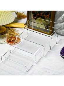 5 层透明亚克力展示架，万圣节圣诞节甜点展示架，1 套 5 种尺寸，适用于珠宝店设备的透明亚克力展示架