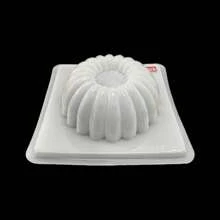 1-Cavity Princess Skirt Mold. M-240 Ideal Mold For Making And Working With Gelatin, Gummies, Soap, Candles, Resin, Plaster, Cement, Clay, Among Many Others. - 白色 - 查看 3