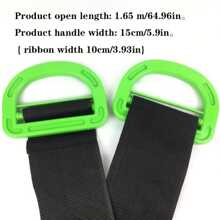 Heavy Duty Adjustable Furniture Lifting Strap, Suitable For Moving And Construction Work, Single-Person Operated Heavy Object Lifter, Expandable Shoulder Strap For One Or Two People, Handle, Suitable For Boxes, Furniture, Sandbags, Mattresses, Moving Rope, Moving Strap