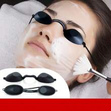 Premium Silicone Eye Mask For Sunbathing & Relaxation - Thickened Light-Blocking Design, Comfortable Fit For Sun Shading And Stress Relief,School,Back To School,Travel,Travel Essentials,Home Essentials,Eye Mask,Sleep Mask - Multicolor - View 3