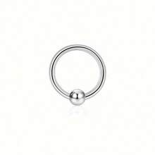 BESTEEL 1PC 16G Septum Clicker Inel din oțel inoxidabil 316L Septum Inel CZ Opal Cartilage Helix Tragus Hoop Cercei Daith Segment cu balamale Clicker Inel Zirconiu Inele pentru nas Cerc 10MM Bijuterii piercing nas