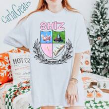 Shiz University Shirt, Wicked Changed For Good Sweatshirt, Defy Gravity Tee, Wizard Of OZ, Wicked Comfort Color Shirt, Wicked Musical Movies - White - View 1