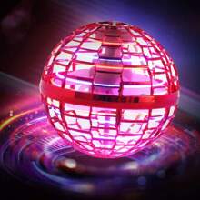 NetHong Pro Flying Ball Space Orb Magic Mini Drone UFO Boomerang Toy Gifts - Pink - View 4