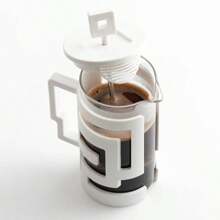 CAFEDE KONA French Press Coffee Press Tea Coffee Maker Glass Coffee Pot High Density Stainless Steel Mesh Heat Resistant Glass - 黑色 350毫升 - 查看 7