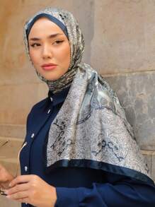 1 pieza Accesorio Abaya para mujer, Pañuelo estilo vintage elegante y bohemio al estilo palaciego, adecuado para atuendo diario