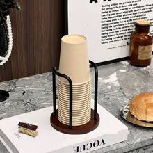 1 Highly Attractive Paper Cup Holder, Disposable Cup Holder, Desktop Coffee Table Storage Shelf, Tea Cup Coffee Cup Holder