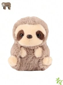 14 厘米/5.5 英寸仿真树懒毛绒玩具卡哇伊填充动物树懒玩偶玩具柔软毛绒玩具可爱树懒婴儿毛绒玩具适合青少年儿童生日礼物圣诞装饰情人节礼物新年家居装饰派对用品家居装饰万圣节装饰动物玩具、Squish Mellows、泰迪熊、圣诞节、毛绒玩具、玩偶、儿童泰迪熊、万圣节毛绒玩具