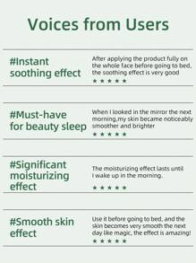 Laneige K-Beauty 60ml Cica 睡眠面膜，隔夜面膜，低过敏性，发酵森林酵母提取物，积雪草苷，舒缓压力肌肤，增强屏障功能，改善干燥、发红、强化肌肤，保湿，镇静