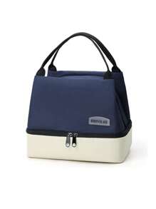 1个新款多巴胺大容量双层午餐包防水便携午餐盒包阳离子大容量保温袋冰袋加厚野餐包保温冷藏午餐盒包野餐旅行户外夏季沙滩女士野餐包保温午餐包多功能野餐包通勤便当包午餐盒午餐包女士学校教师露营返校冷藏包教室厨房保温午餐包，旅行必备 - 彩色 - 查看 13