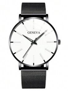 5pcs/Set Street Fashion Casual Men Sports Quartz Watch Set - Multicolor - View 2