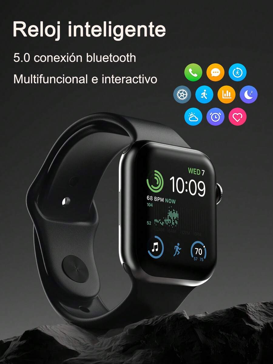 Smartwatch Tx10 pro max Smartwatch Pantalla 2.01, múltiples opciones de color - Negro - Ver 1