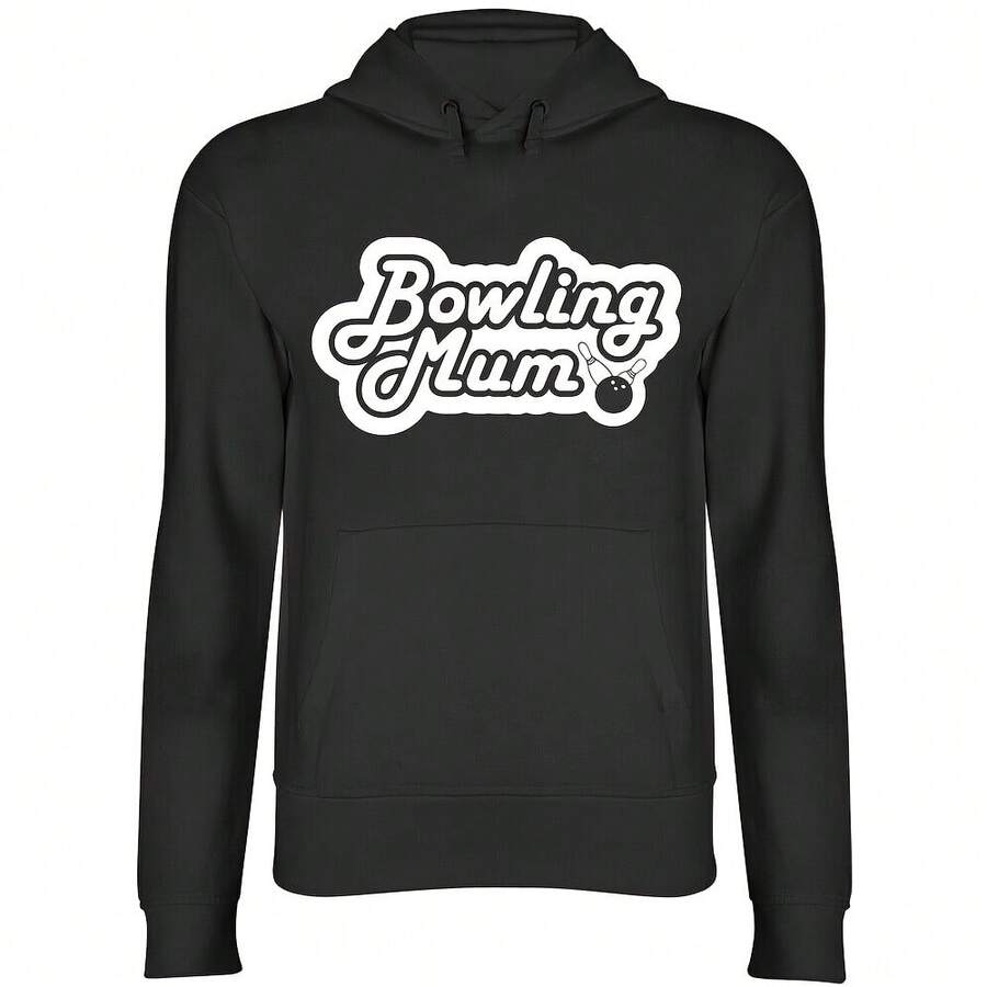 Bowling Mum Womens Ladies Hooded Top Hoodie