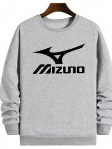 Unisex Crew Neck Sweatshirt Hoodless Top - 灰色 - 查看 1