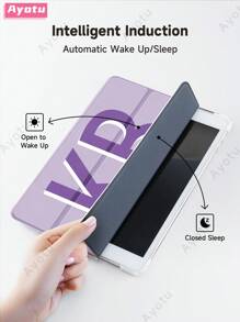 Customized Text 10th Gen Protective Case, Personalized Leather Cover Compatible With IPad 7/8/9th 10.2", Galaxy Tab S7/S8 11", Tab A7 Lite 8.7", DIY Tablet Protective Shell, Creative DIY Case, Kids, Family, Pets Customized Gift For Birthday, Anniversary, New Year, Back To School - Multicolor - View 8