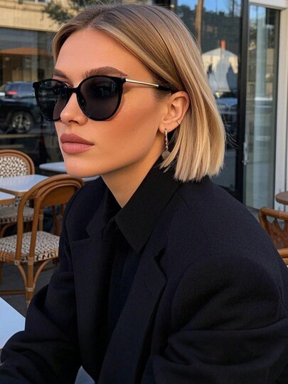 Unisex Retro Round Metal Sunglasses, Fashion Classic Design For Outdoor Travel Beach Holiday Casual Wear, UV Protection Driving Eyewear Fashionable Shade Elegant Outfit Family Outings Travel Vacation Holiday For Summer Beach Vacation,Outdoor,Travel