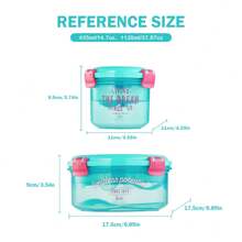 Miniso 芭比阳光系列沙拉碗 – 色彩鲜艳，时尚，适合每餐（绿色）