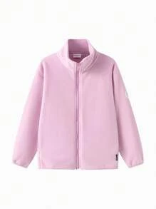 Balabala Boys' And Girls' Fleece Jacket, Anti-Static Parent-Child Spring/Fall Outerwear