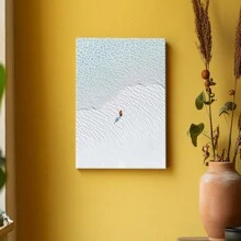 1 Pc, Aerial View Of The Sea Original, Canvas, Wall Art, Living Room Wall Decorations, Bedrooms, Bathrooms, Frame Poster Art Prints, Hanging Paintings, Home Decoration, Festivals.