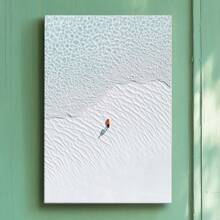 1 Pc, Aerial View Of The Sea Original, Canvas, Wall Art, Living Room Wall Decorations, Bedrooms, Bathrooms, Frame Poster Art Prints, Hanging Paintings, Home Decoration, Festivals.