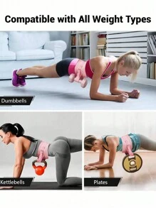 1pc Upgraded Non-Slip Glute Activation Resistance Band, Comfortable & Wider Bands, Hip Thrust Pad For Home Fitness, Glute Bridge, Weight Lifting, Unisex