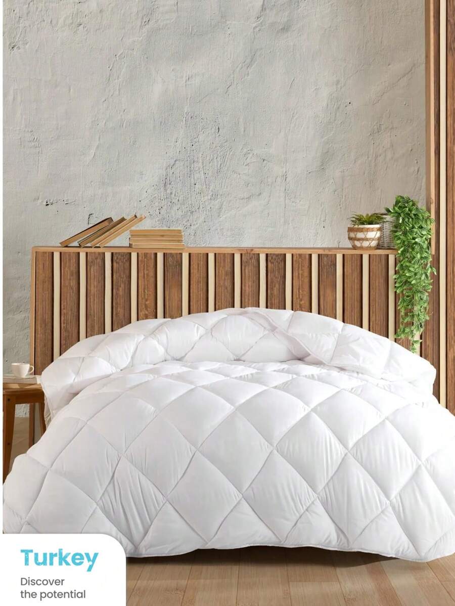 Zeynep Textile | Dream Time Double Silicone Duvet | Healthy Sleep Guaranteed - White - View 1