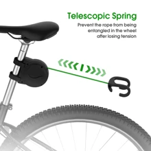 Bicycle Tow Rope Flexible Retractable Bicycle Tractor Mountain Bike Pull Rope Bicycle Trailer Rope Outdoor Tools