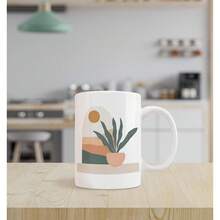 Taza de café bohemia de regalo Sunshine, tazas de café para mujeres, taza de cerámica bohemia de 11onzas - dios6 - Ver 2