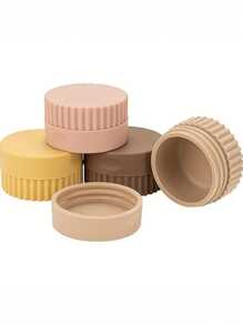 Cream Jars, Small Silicone Cream Jars, Multicolor Silicone Travel Containers, 20Ml Small Silicone Travel Containers For Lotion, Toiletries Small Silicone Cream Jars, Powder, Necklace, Earring, Body Hand Cream, Travel Size Container Leakproof Travel Accessories, And Perfect For Body Lotion, Hand Cream, And Jewelry Storage