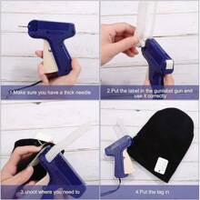 3000 Pieces Plastic J Hook Fasteners Clothing Tagging Fasteners Hanging Tag Fasteners For Tag Label, Standard Tagging Barbs, 3 Sizes, 1.5 Inch, 2.2 Inch, 2.8 Inch (1500)