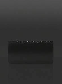Bolso de noche con rhinestones para mujer, set de 4 pinzas para la oreja con rhinestones para novia y boda, gargantilla, brazalete y colgante, bolso brillante perfecto para fiesta, boda, baile de graduación, cena/banquete, vestido de novia, ropa formal, vestido de baile de graduación, vestido de cumpleaños