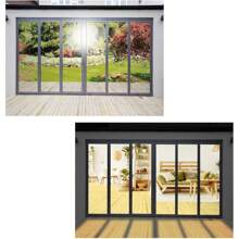 Flexible Mirror Sheets 60x150cm Large Mirror Wall Stickers Self Adhesive Mirror Tiles Acrylic Non-Glass DIY Mirror Paper Wall Decoration For Living Room Bedroom Bathroom Silver - 150x60cm - View 5