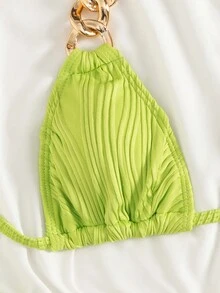 Conjunto de bikini de estilo europeo y americano nuevo para mujer, ideal para vacaciones de verano en la playa