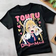 Tohru T-Shirt Kobayashi-San Chi No Maid Dragon Girl Waifu Anime Shirt All Size