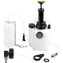 3L Car Brake Bleed Device,Brake Bleeder Set With 1L Brake Bleed Bottle And E20 Standard Adapter,Brake Bleed Vacuum Pump Kit - White - View 2