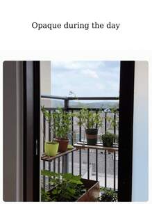 1 Piece Matte Texture Static Anti-Peeping Privacy Window Sticker For Office, Toilet, Bathroom - Multicolor - View 7