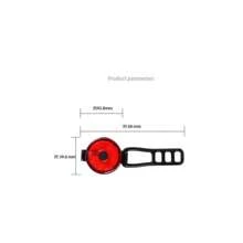 Led Lamps Bicycle Taillight Colorful Light Changing Bike Outdoor Riding Flashing Light Warning Cycling Safety Lights Flashlight - Round Bicycle Light - View 4