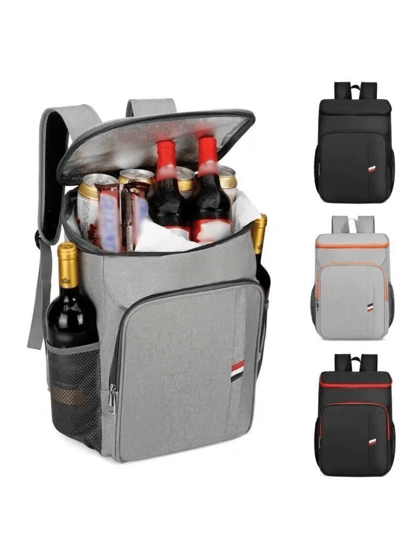 Thermal Cooler Backpack Capacity 23L Waterproof Portable Picnic Hot Cold