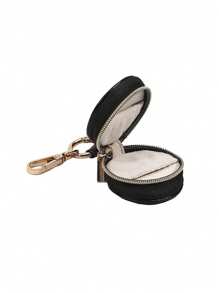 1 件别致迷你悬挂式珠宝盒 PU 皮革，防水收纳盒，适用于戒指、耳环、项链和化妆品配件，带装饰拉链，珠宝礼品盒 - 彩色 - 查看 8